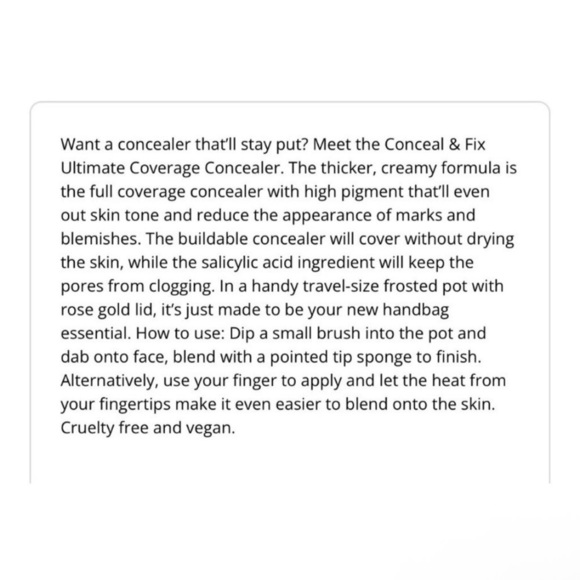 Tan - Revolution Conceal & Fix Ultimate Coverage Concealer - Picture 7 of 7